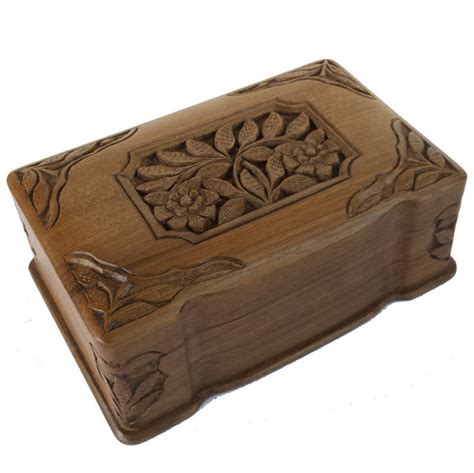 Eternally Yours Carved Wooden Secret Box Of India Uniqueboxshop