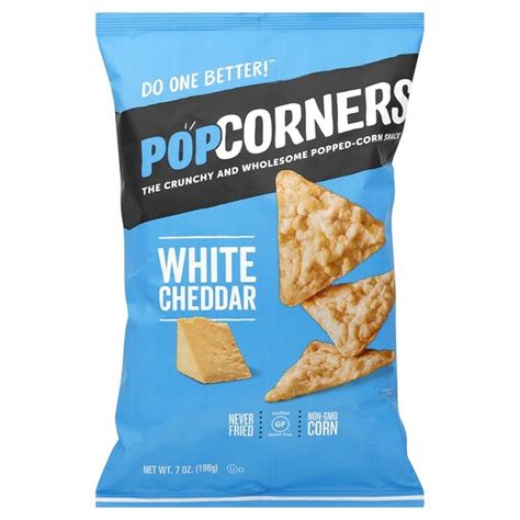 PopCorners Popped Corn Snacks White Cheddar