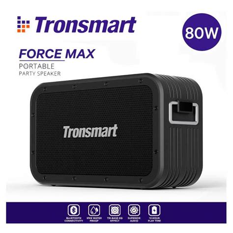 Ripley Parlante Portatil Tronsmart Force Max W Bluetooth Sound