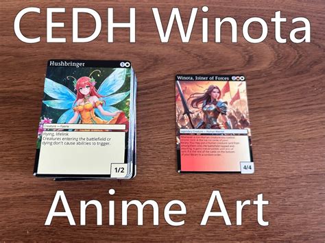 Winota Joiner Of Forces CEDH Proxy Anime Commander Deck Etsy