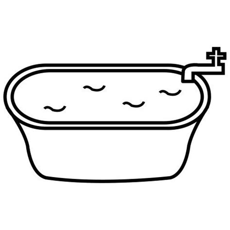 Bathtub Black And White Clipart - ClipArt Best