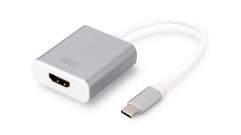 Digitus USB C 3 0 apa HDMI anya adapter Ezüst BestMarkt