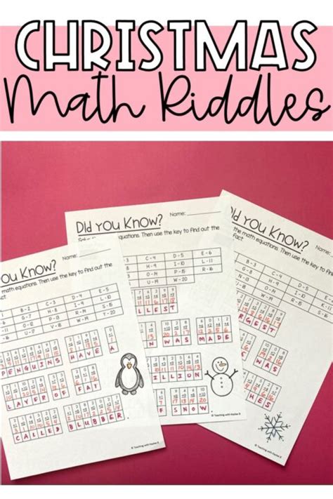 5 Math Christmas Activities Perfect For 2nd Grade Teaching With Kaylee B