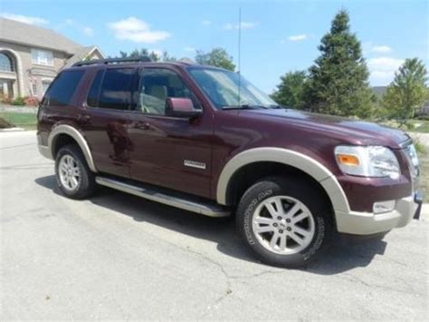 Purchase Used Beautiful 2008 Ford Explorer Eddie Bauer For Sale In Plattsburgh New York