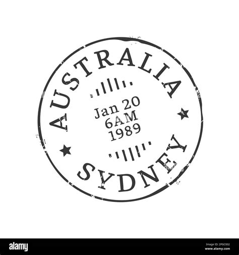 Australia Post Delivery Stock Vector Images Alamy