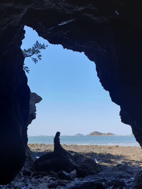 국내 겨울여행지 추천 안면도 삼봉해수욕장 해식동굴 포토존 네이버 블로그