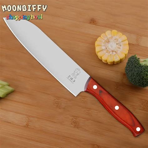 6 5 Polegada santoku faca de cozinha de aço inoxidável chef faca 4cr13