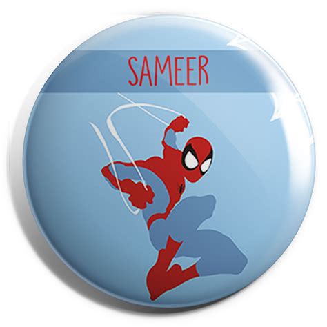 Button Badge Spider Man Moms Charm