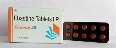 Tablet Ebamic Tab Ebastine Mg For Clinic At Rs Strip In