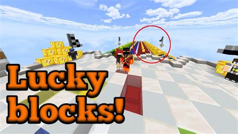 Carrera De Lucky Blocks En Minecraft Youtube