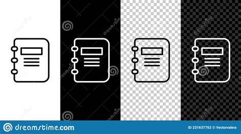 Cone Do Bloco De Anota Es De Linha Definida Isolado Em Fundo Preto E