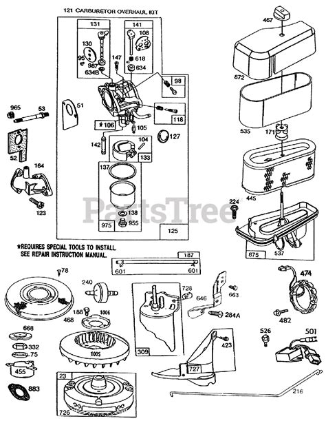 Toro S2 12b502 212 5 Sb Toro Lawn Tractor Sn 010000001 019999999 1991 Engine Briggs