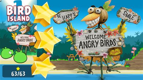 Angry Birds Bird Island Stars Total Full Walkthough X Speed