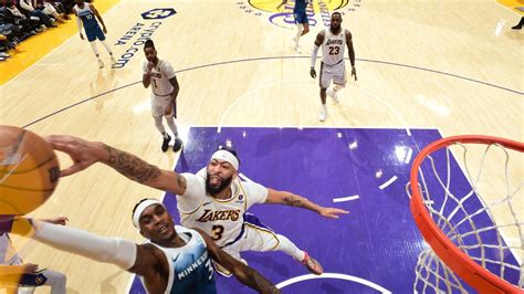 Anthony Davis puts up historic stat line as Lakers down Wolves - ESPN