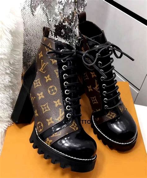 Bota Ankle Boot Star Trail Louis Vuitton Nova Em Couro Aut Ntico