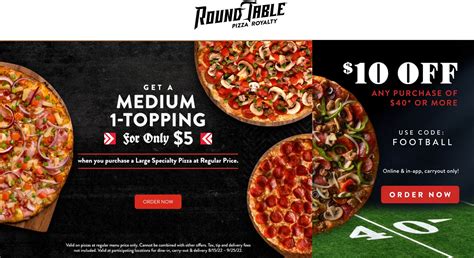 Round Table Coupon Codes 2024 Liane Othelia