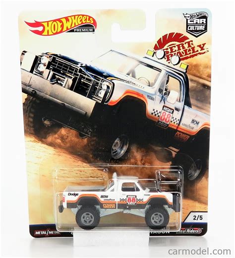 Mattel Hot Wheels Fpy K Fyn Scale Dodge Macho Power Wagon N Pick Up White