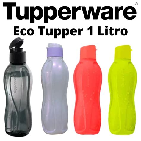 TUPPERWARE GARRAFA ECO TUPPER PLUS 500ML AMARELA BRASIL Escorrega o Preço