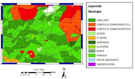 Mapa geológico del área de estudio Download Scientific Diagram