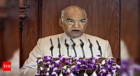 President Ram Nath Kovind Addresses Joint Sitting Of Parliament Full