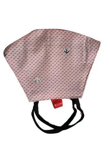 Pink Reversible Printed Cotton Face Mask Number Of Layers 2 Layer At