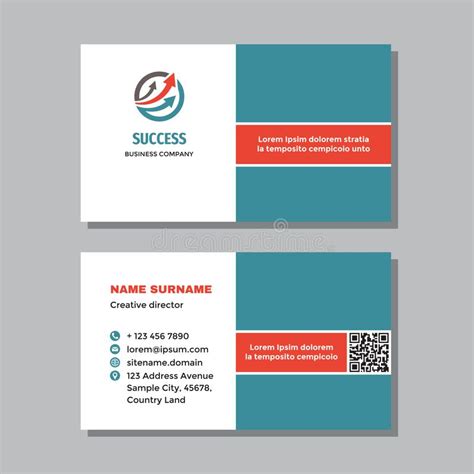 Business Card Template With Logo Concept Design Positive Healthcare