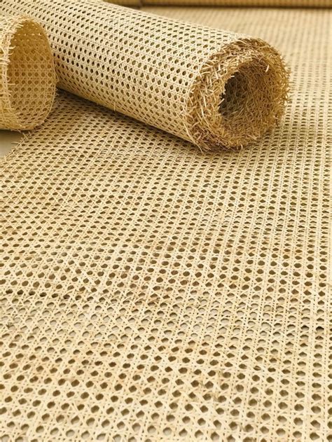 Wholesale Natural Rattan Cane Webbing Roll Rattan Cane Weave Roll