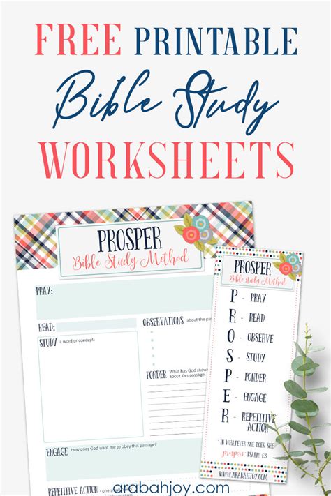 Free Printable Bible Study Worksheets Db Excel