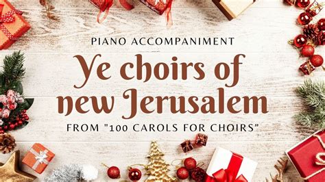 Ye Choirs Of New Jersualem H J Gauntlett From Carols For Choirs