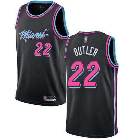 Jimmy Butler #22 Miami Heat Basketball Jersey Stitched City Edition ...