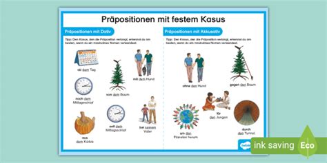 Präpositionen mit Dativ und Akkusativ teacher made