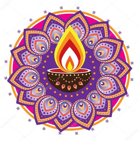 Diwali Candle Light Stock Vector Image By ©alkkdsg 32128455