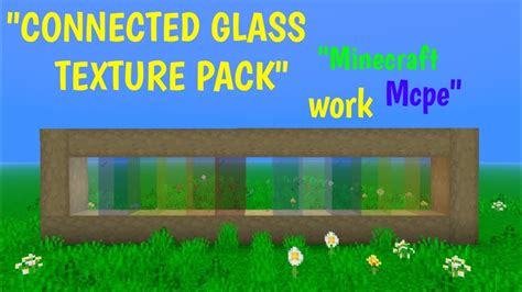 Connected Glass Texture Pack For Minecraft Pocket Edition No Clickbeat Youtube