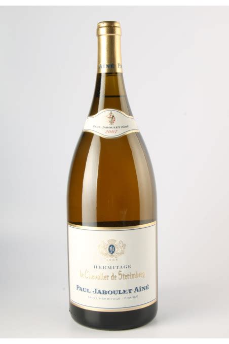 Paul Jaboulet Aine Le Chevalier De Sterimberg Magnum 2007 Hermitage Blanc