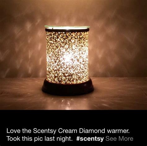 Cream Diamond Shade Warmer From Scentsy So Gorgeous Scentsy Electric Candle Warmers Candle