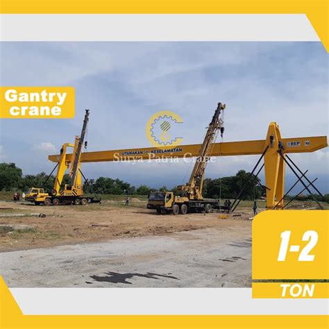 Jual Gantry Crane Fabrikasi Surya Patria Crane Kapasitas 1 2 Ton Surabaya Surya Patria Crane