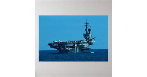 CV-66 "USS America" decommissioning in 1996, stern Poster | Zazzle