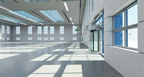 Warehouse Building Interior And Exterior - 3D Model by Giimann