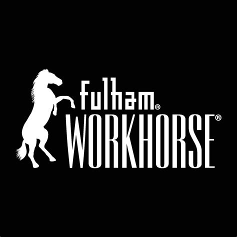 Fulham® WorkHorse® white Logo Vector - (.Ai .PNG .SVG .EPS Free Download)