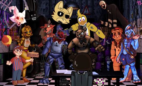 Fnaf 2 Collab Five Nights At Freddys Amino