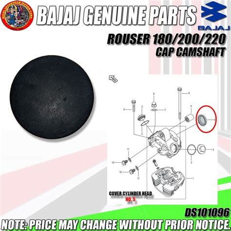 Rouser Cap Camshaft Kmc Genuine Ds Lazada Ph