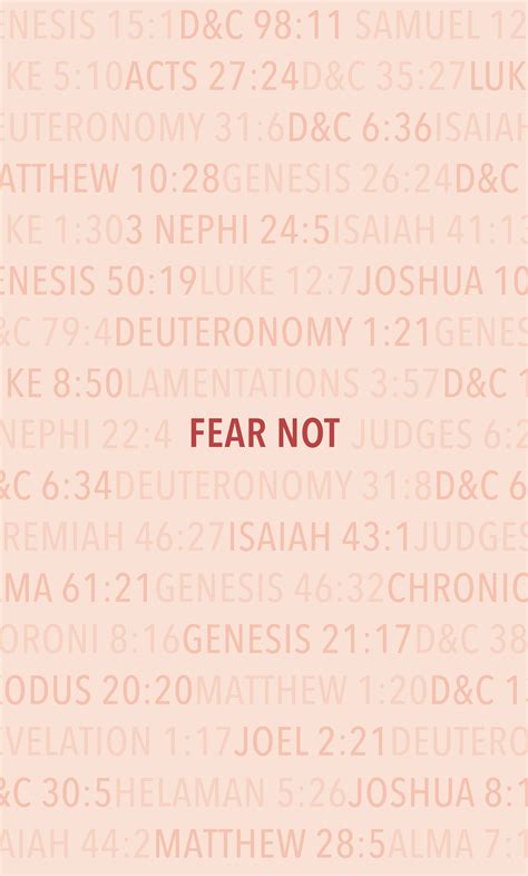 Fear Thou Not For I Am With Thee Be Not Dismayed For I Am Thy God