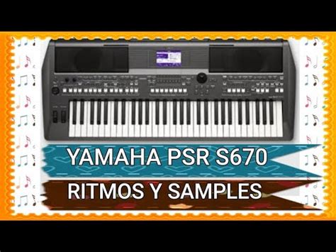 Yamaha Psr S Nueva Actualizaci N De Ritmos Y Samples Youtube