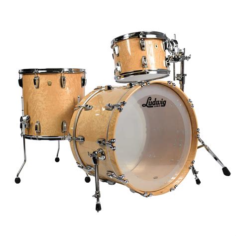 Ludwig Classic Maple 20in Downbeat 3pc Shell Pack Birdseye Maple Drummers Only