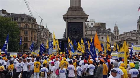 India Supporters Protest At Pro Khalistan Event In London World News Hindustan Times