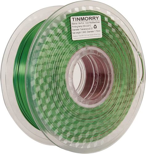 Amazon Silk Tri Color Pla Filament Mm Tinmorry Pla D Printer