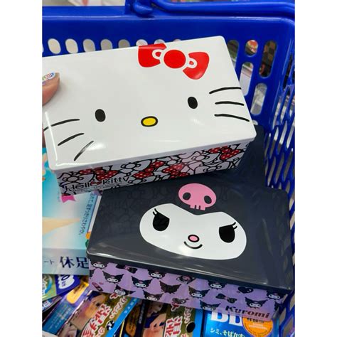 現貨 日本限定 長登屋 三麗鷗 Hello Kitty 庫洛米 鐵盒 餅乾禮盒 蝦皮購物