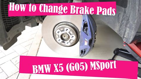 How To Change Brake Pads On Bmw X G Msport Youtube