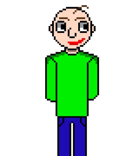 Pixilart Baldi Sprite  By Emojigamer370