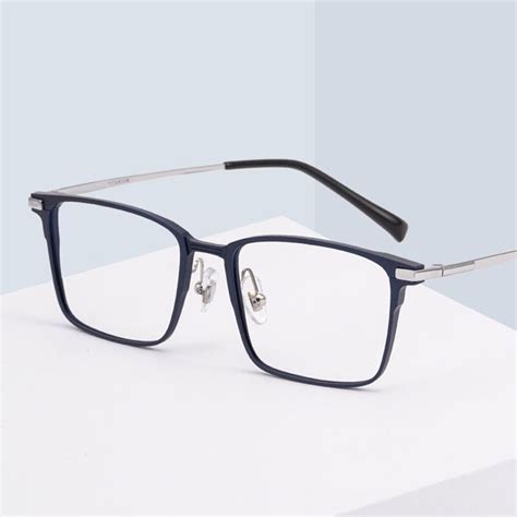 Handoer Unisex Full Rim Square Aluminum Magnesium Alloy Eyeglasses 5051